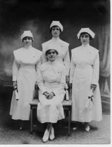 Nurses in Elkton in 1919.